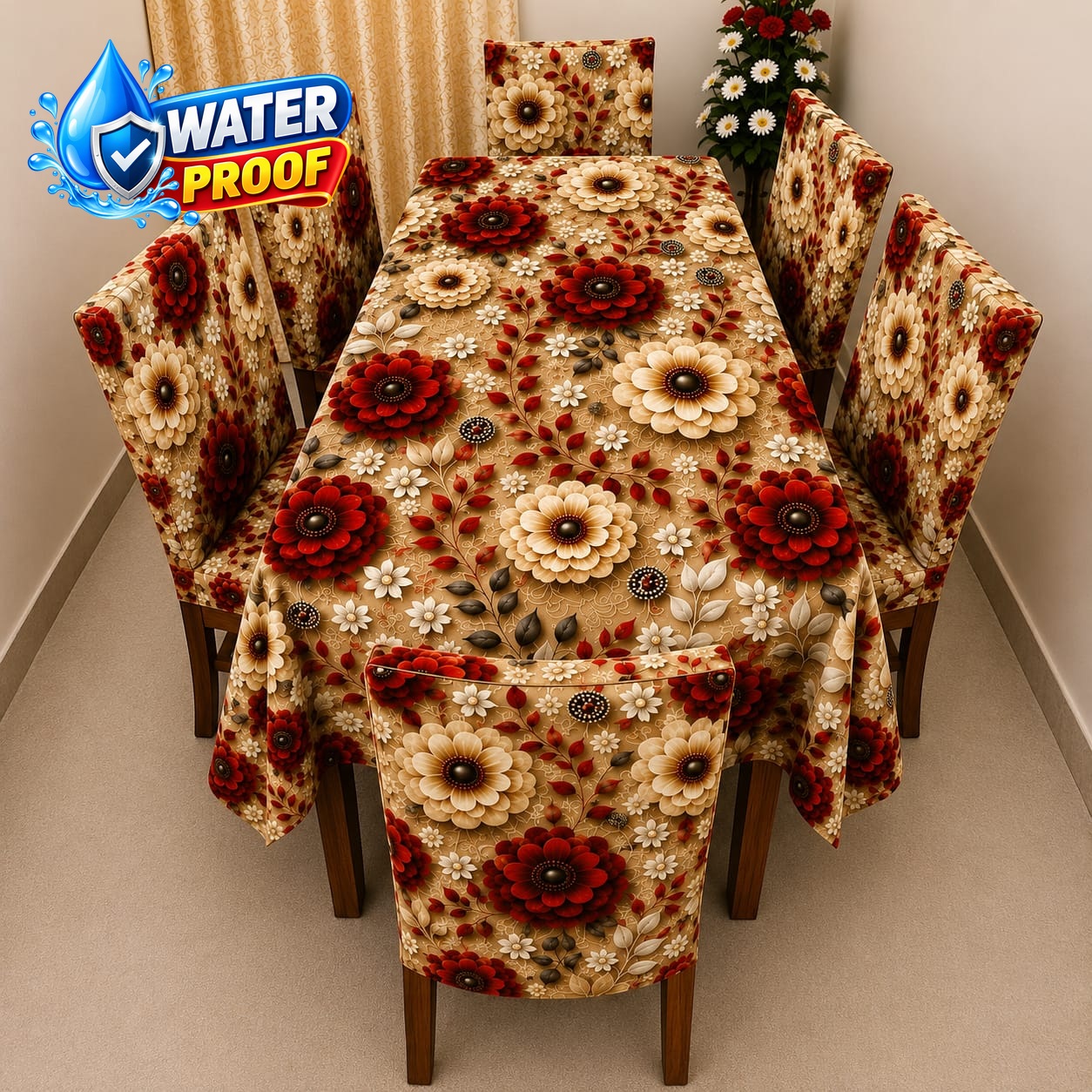 Water Proof Dining Cover Set