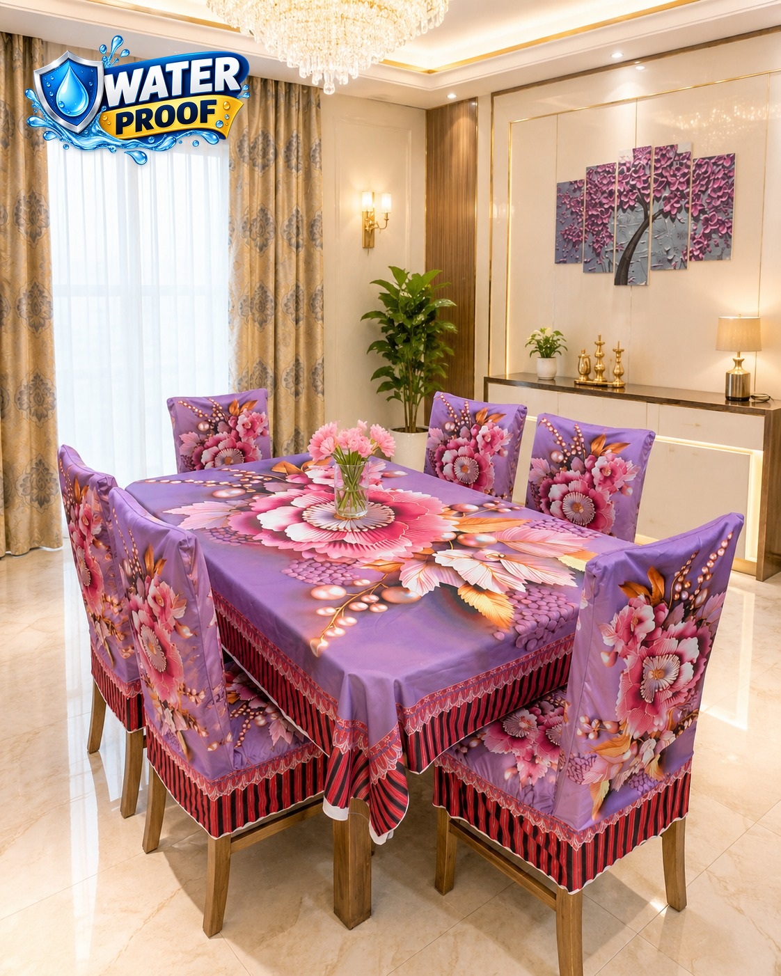 Water Proof Premium Dining Cover Set