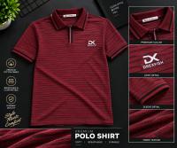 Trendy China Stripe V Neck Polo