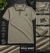 Trendy China Stripe V Neck Polo