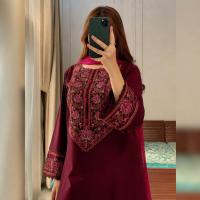 Embroidery Three Piece