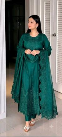 Embroidery Three Piece