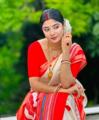 Indian Inspired Assam Silk Saree