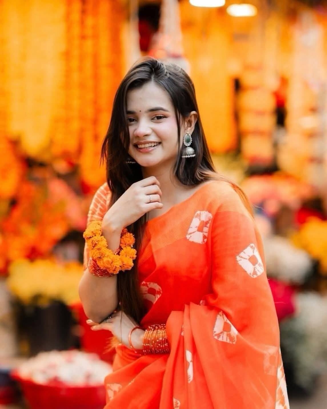 Chanderi Silk Saree With blause piece