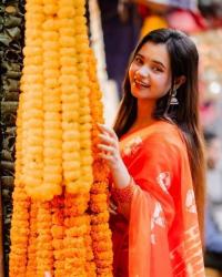 Chanderi Silk Saree With blause piece