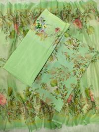 Indian Risika Silk Unstitch Three Piece