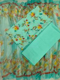 Indian Risika Silk Unstitch Three Piece