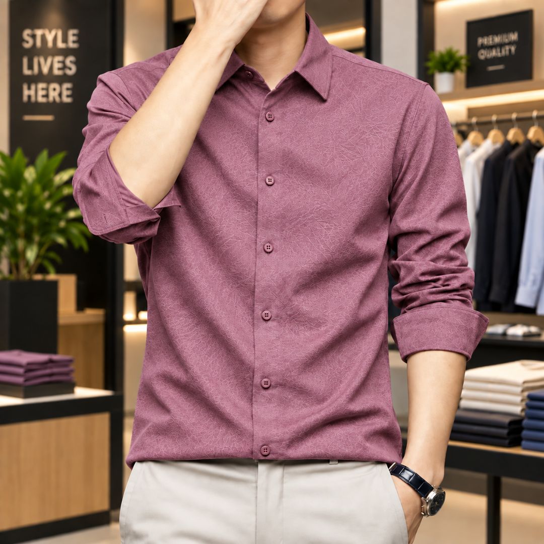 Premium Solid Stitch Full Sleeve Shirt