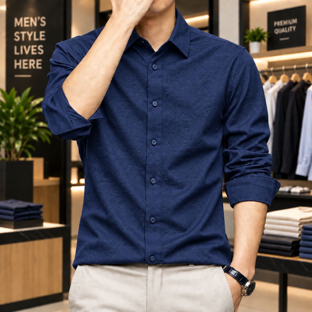 Premium Solid Stitch Full Sleeve Shirt