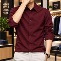 Premium Solid Stitch Full Sleeve Shirt