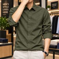 Premium Solid Stitch Full Sleeve Shirt