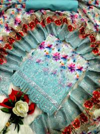 Pakistani Masalar Unstitch Three Piece
