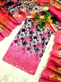 Pakistani Masalar Unstitch Three Piece