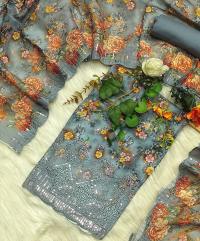 Pakistani Masalar Unstitch Three Piece