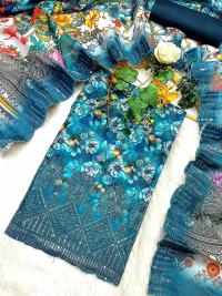 Pakistani Masalar Unstitch Three Piece