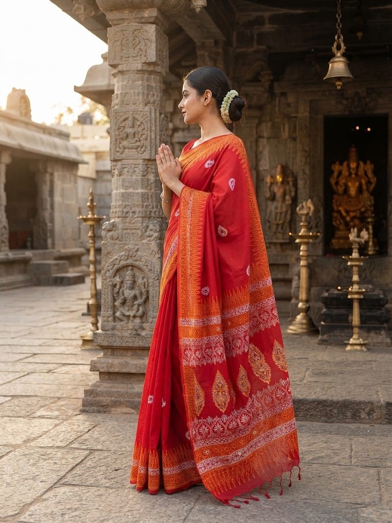 Khadi Suti Sharee with Blouse Piece