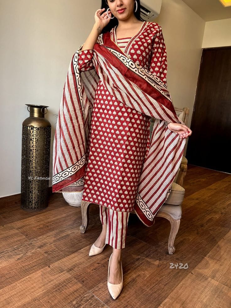 Skin Print Three Piece
