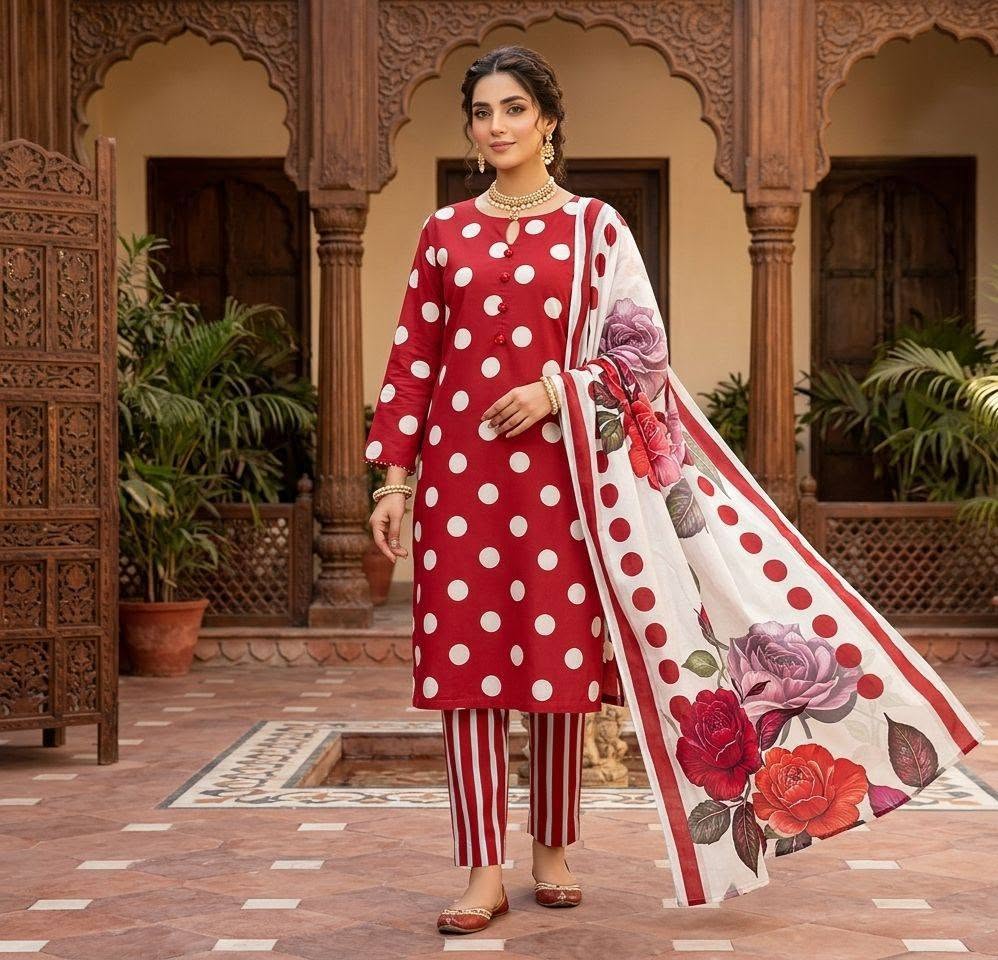 Skin Print Three Piece