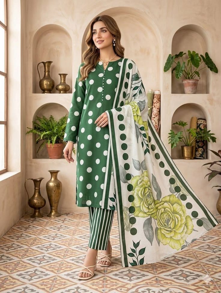 Skin Print Three Piece