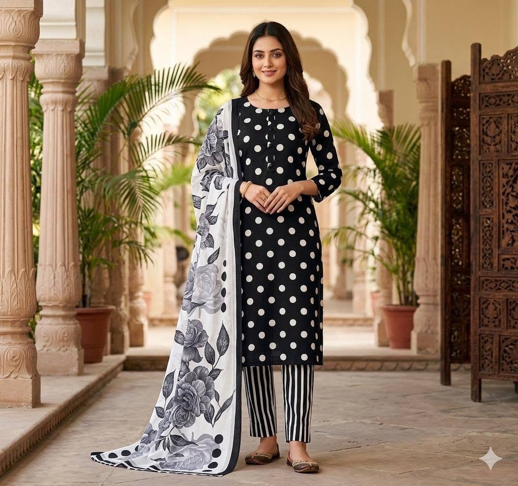 Skin Print Three Piece