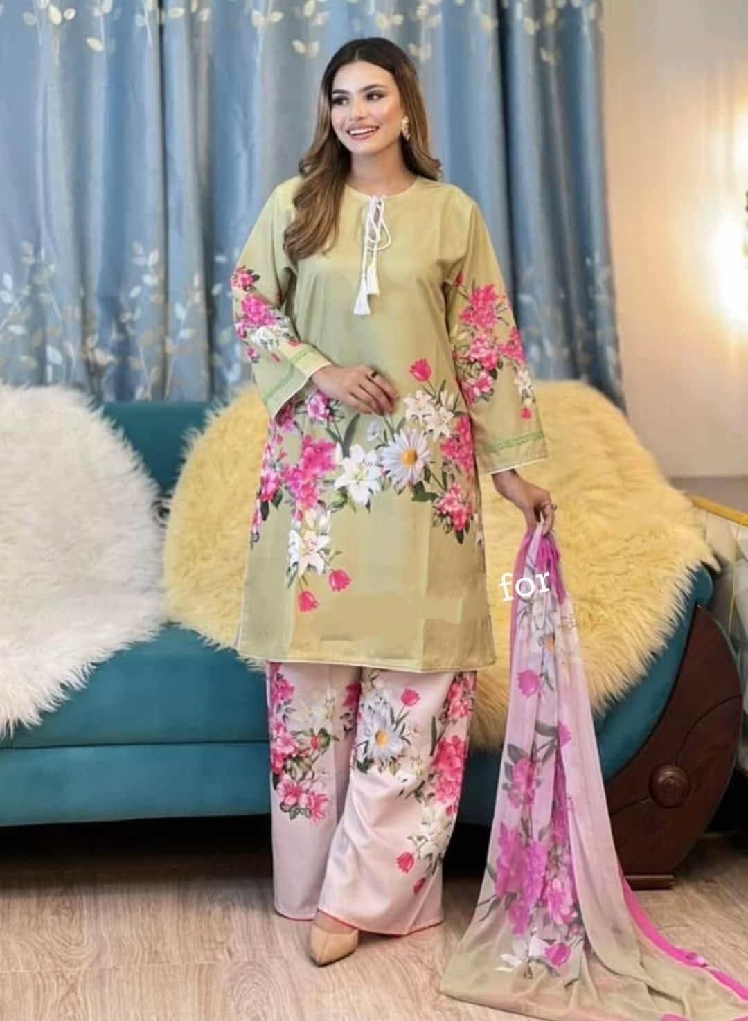 Skin Print Three Piece