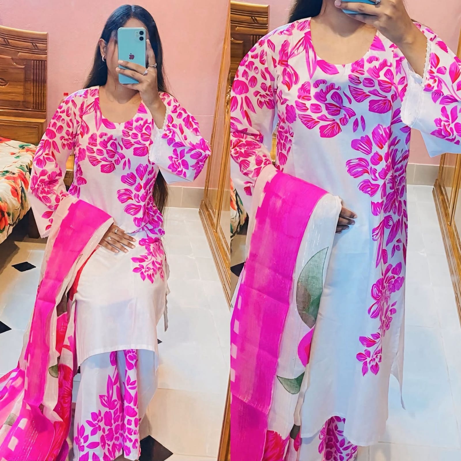 Skin Print Three Piece