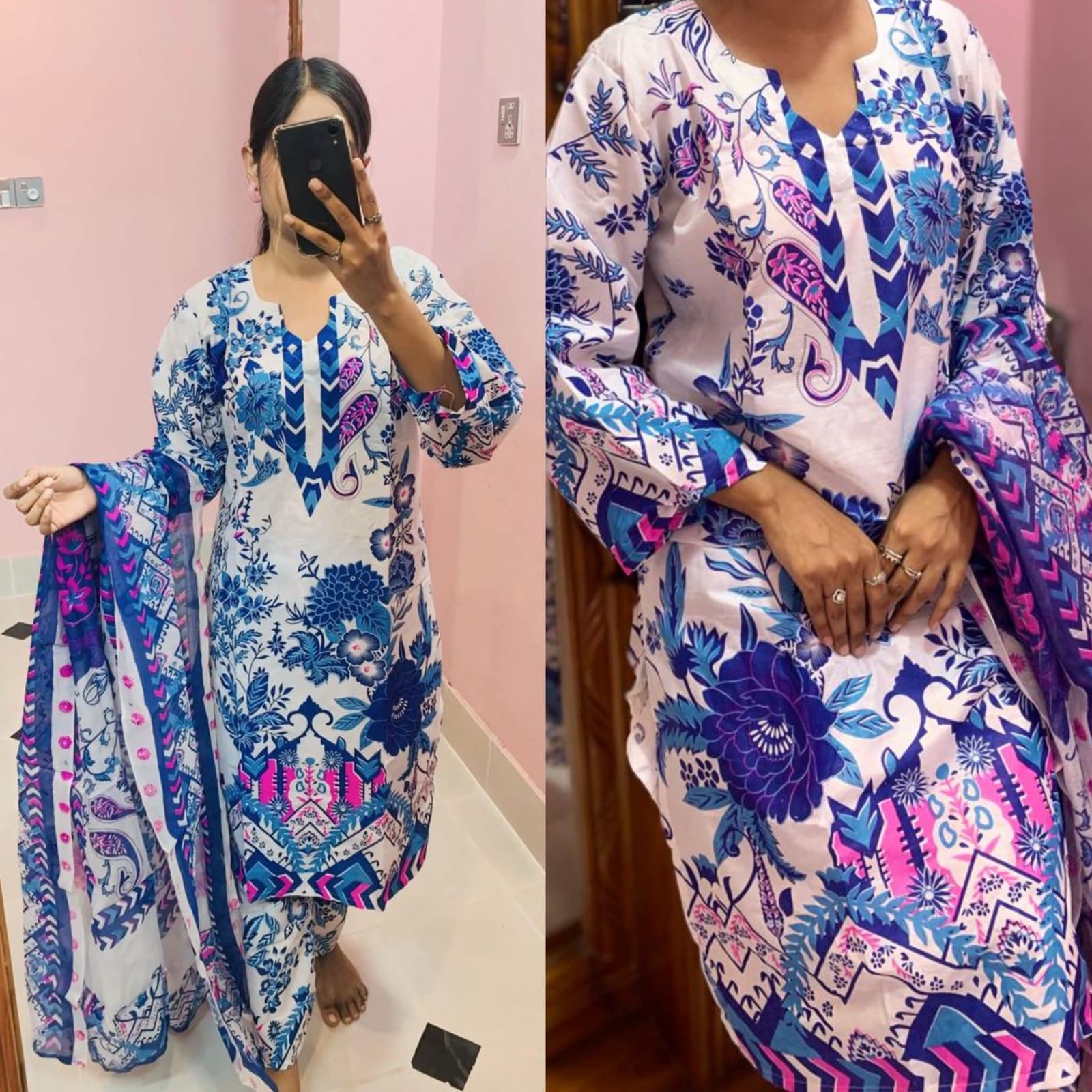 Skin Print Three Piece