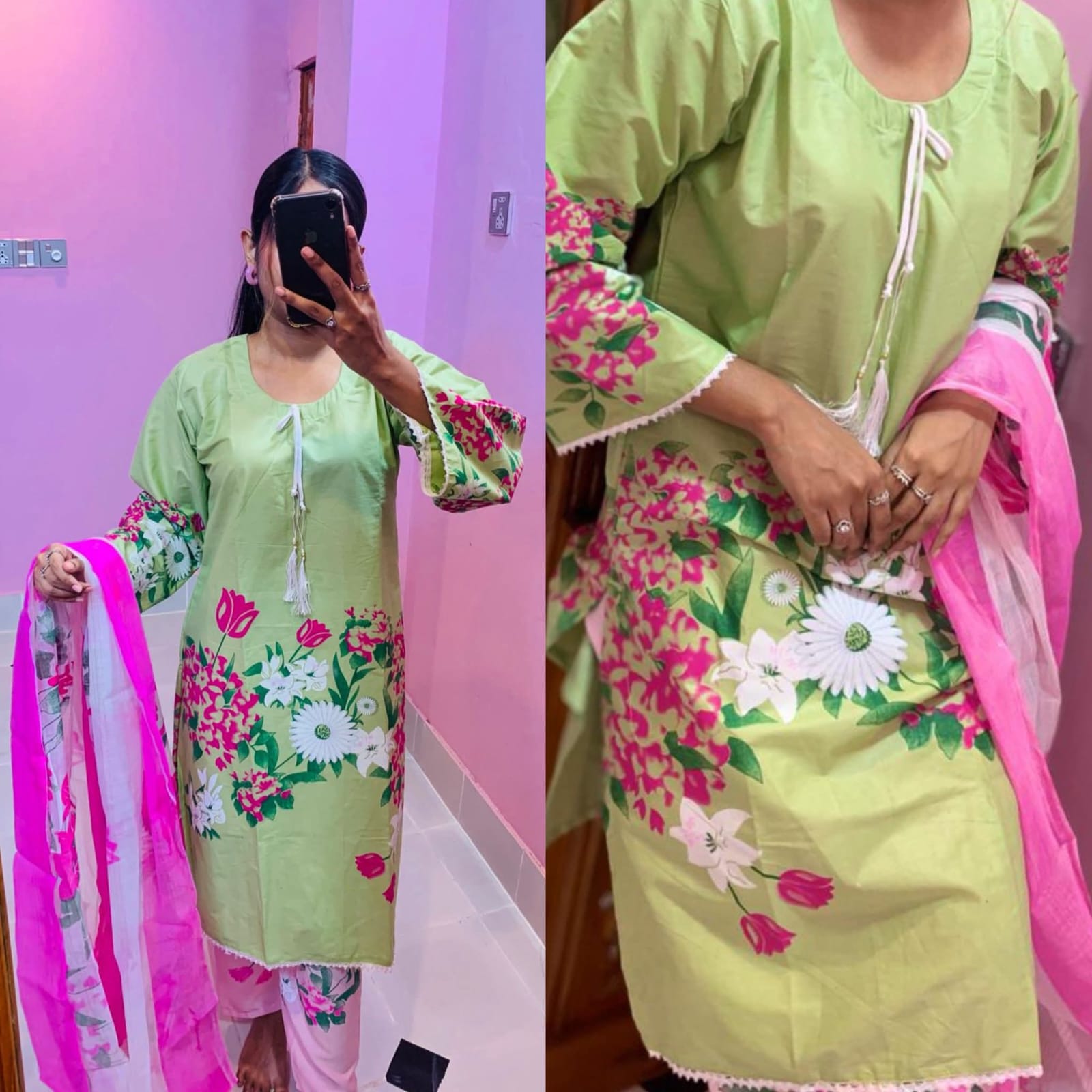 Skin Print Three Piece