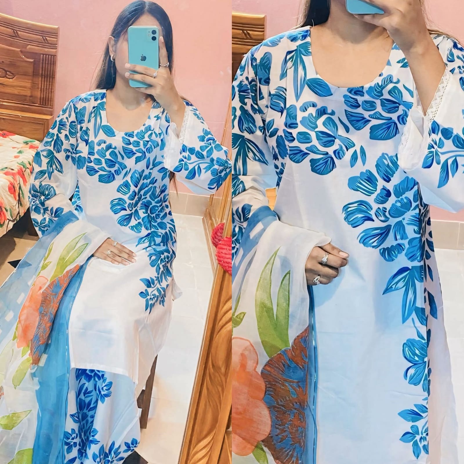 Skin Print Three Piece