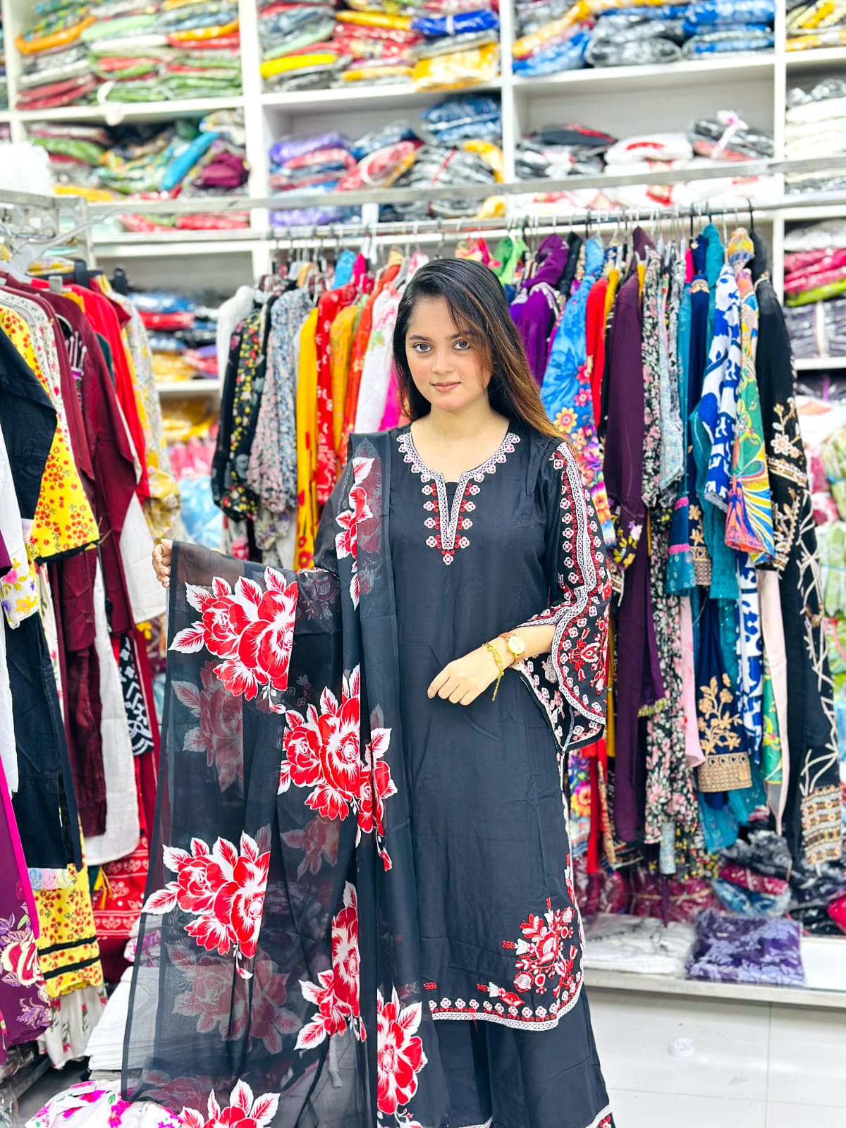 Puja Special Three Piece
