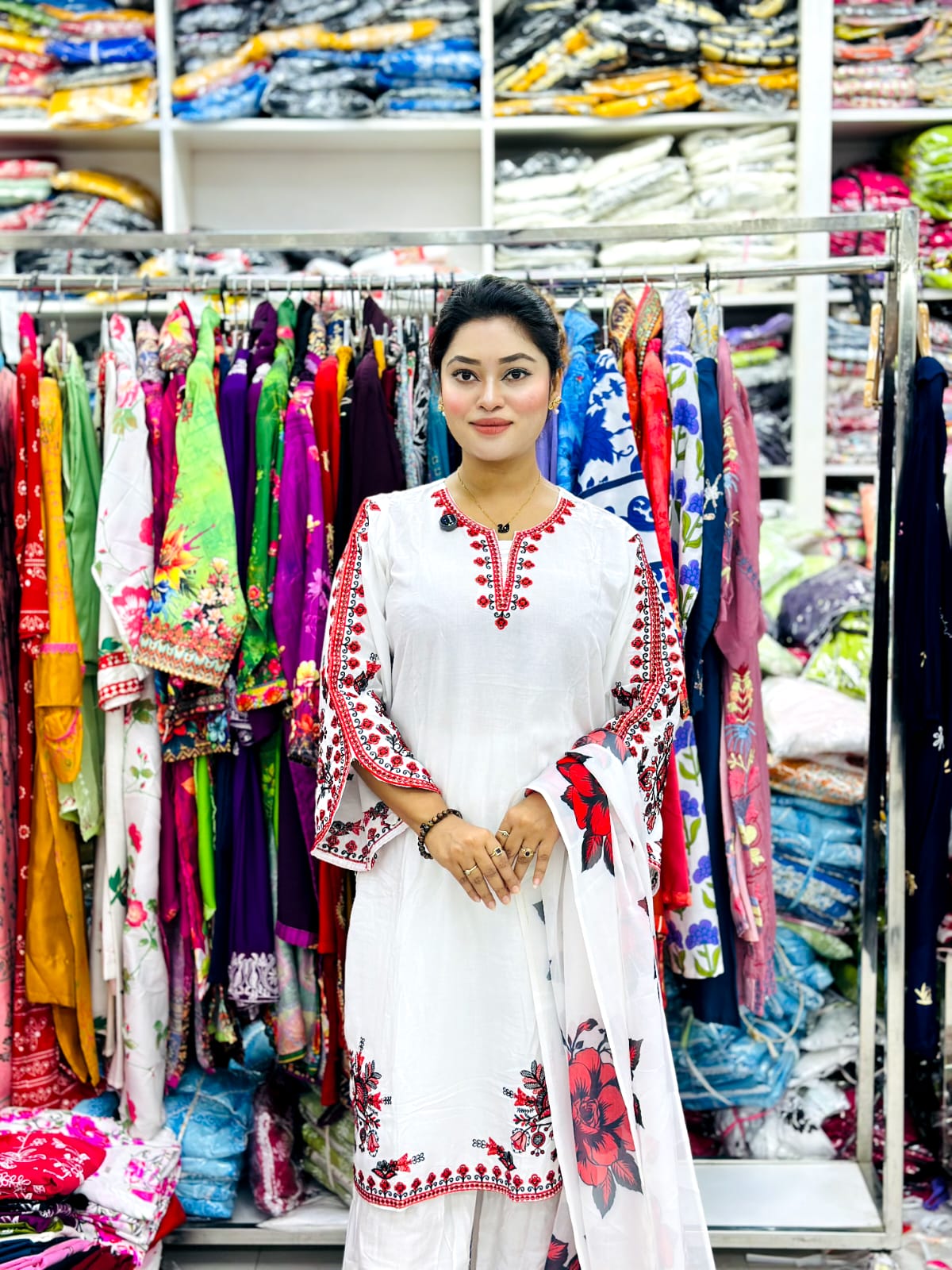 Puja Special Three Piece