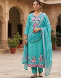Embroidery Readymade Three Piece