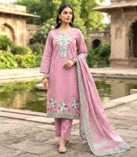 Embroidery Readymade Three Piece