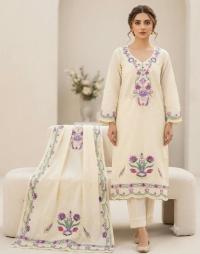 Embroidery Readymade Three Piece