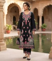 Embroidery Readymade Three Piece