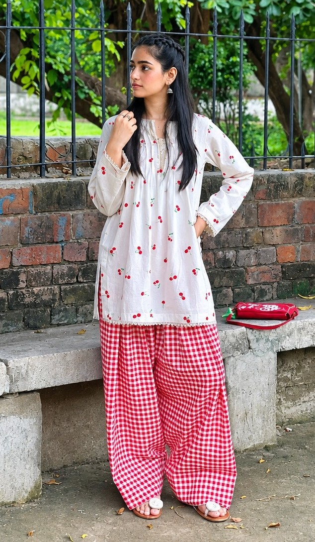 Printed Cotton Two Piece