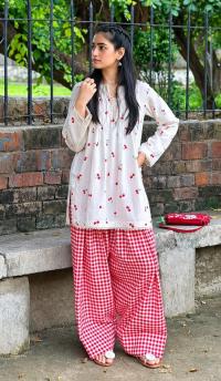 Printed Cotton Two Piece