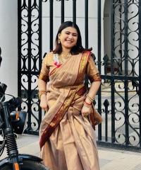 Puja Hit Lama Sharee with Blouse Piece