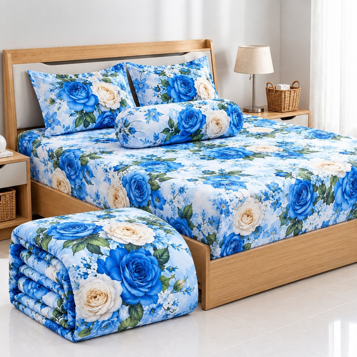 5 Pieces 3D Print Comforter Set