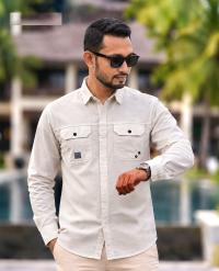 Premium Kaiser Cotton Double Pocket Shirt