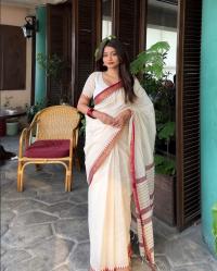 Afsan Print Sharee with Blouse Piece