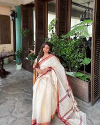 Afsan Print Sharee with Blouse Piece