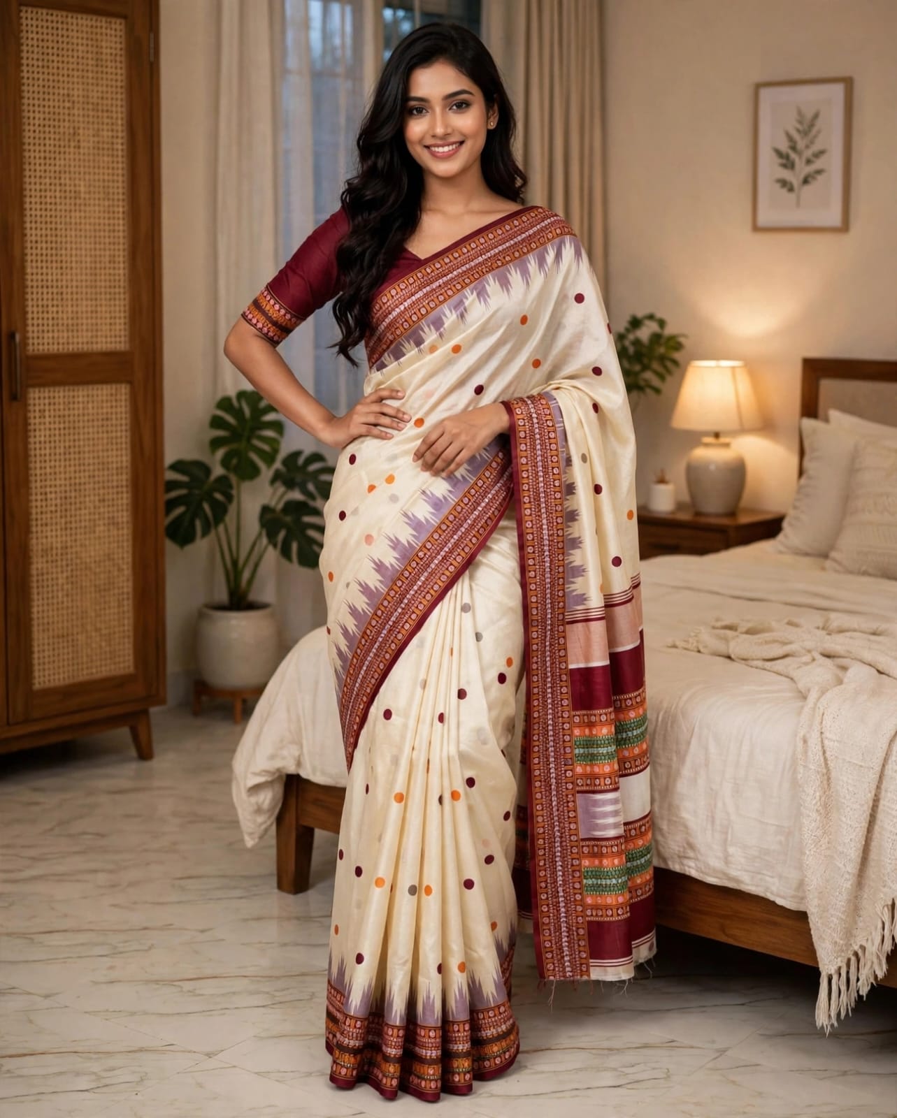 Indian Inspired Assam Silk Saree