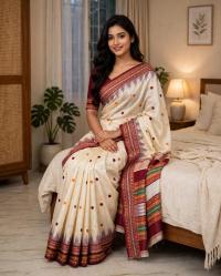 Indian Inspired Assam Silk Saree