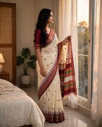 Indian Inspired Assam Silk Saree