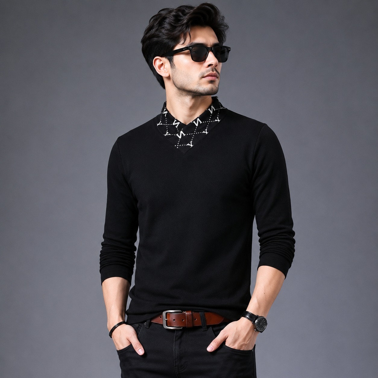 Polyester Full Sleeve Tshirt