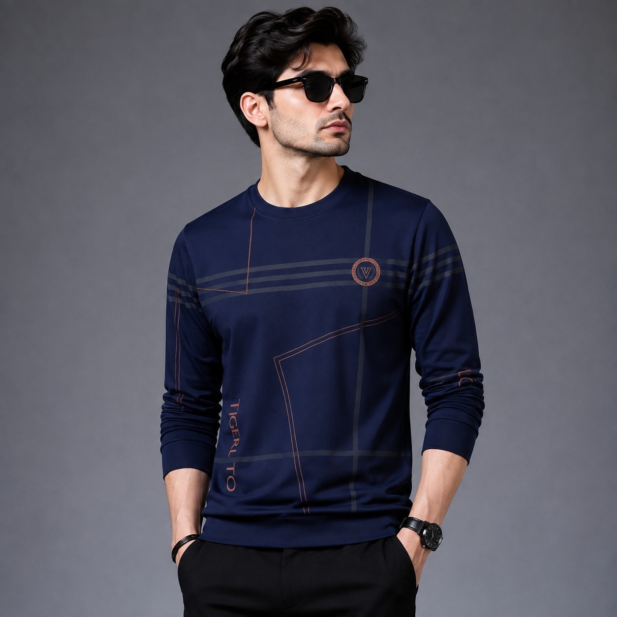 Polyester Full Sleeve Tshirt