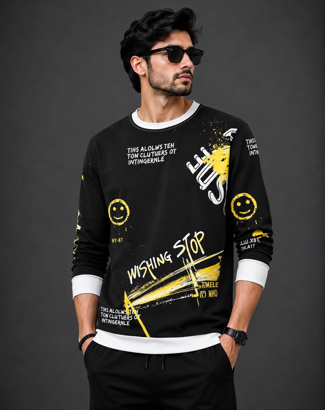 Polyester Full Sleeve Tshirt