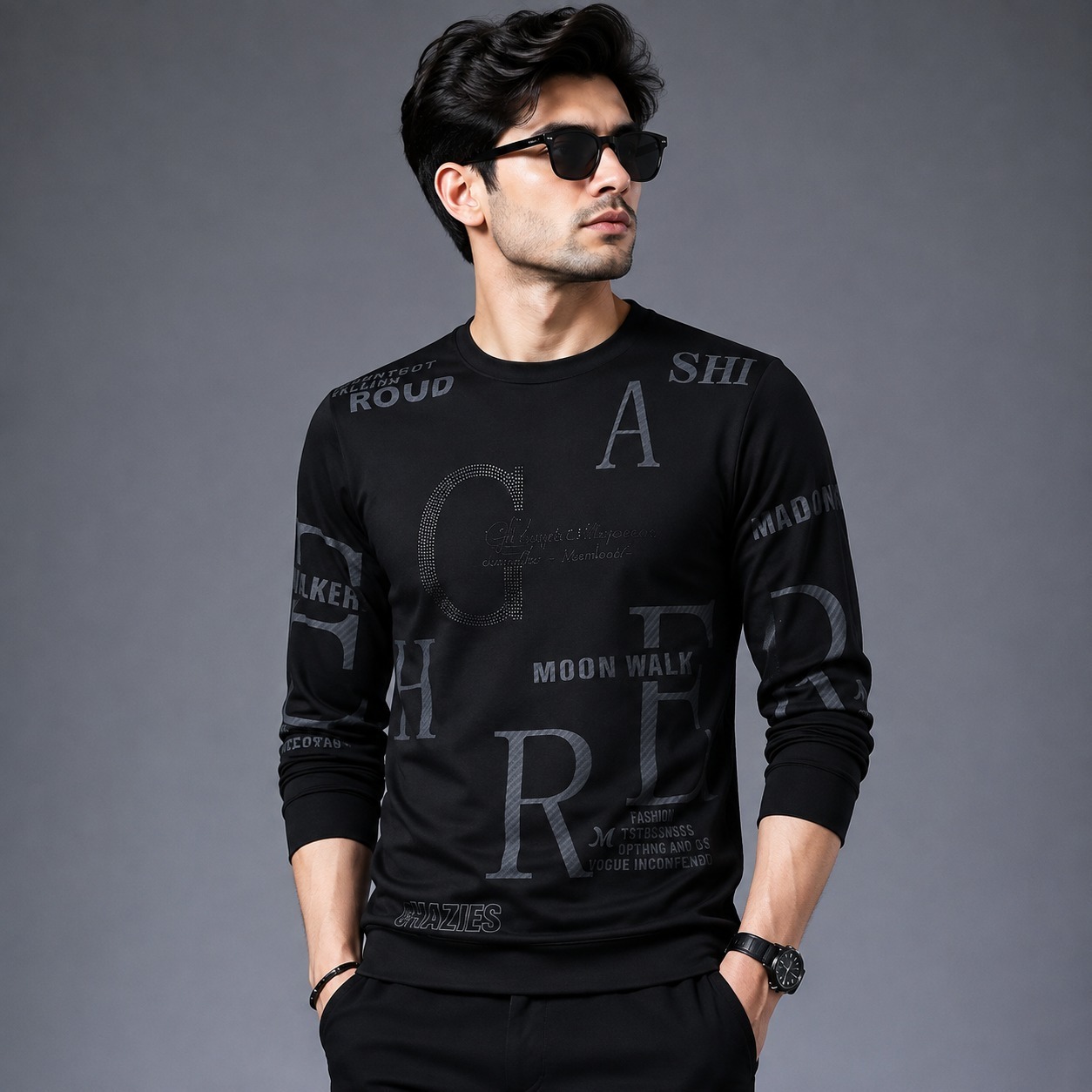 Polyester Full Sleeve Tshirt