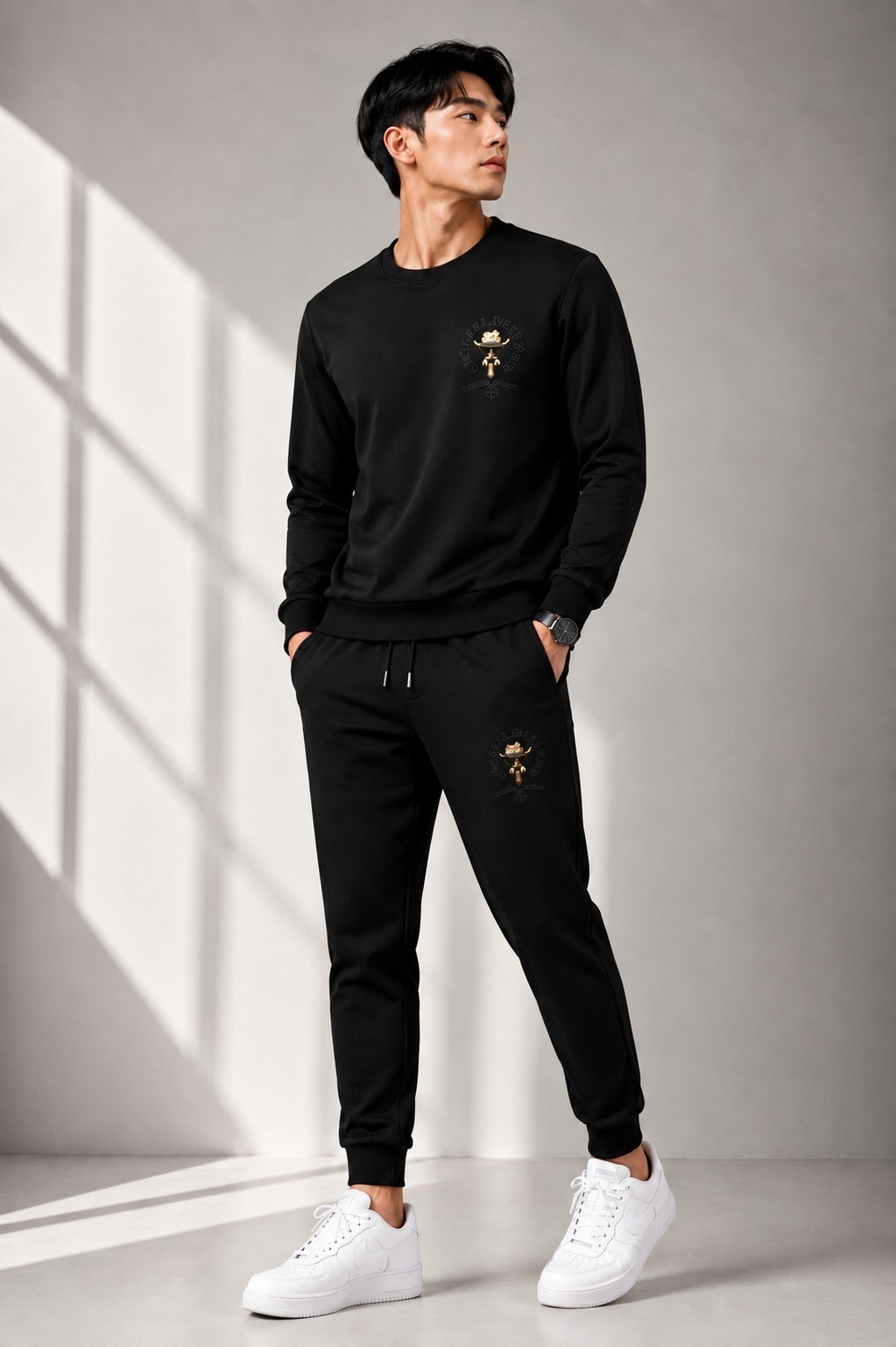 Cotton Full Sleeve Tshirt and Trouser Set